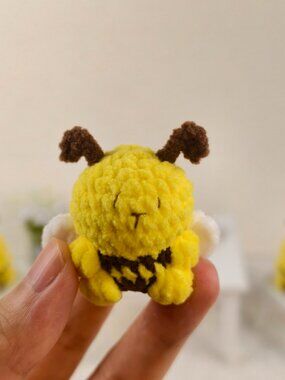 Handmade Amigurumi Crochet Bee Plushie